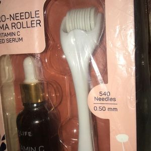 Price Firm Micro Needle Derma Roller With Serum NWT